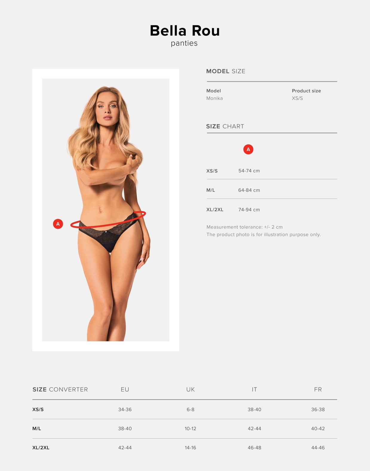 Teiltransparenter Slip Bella Rou