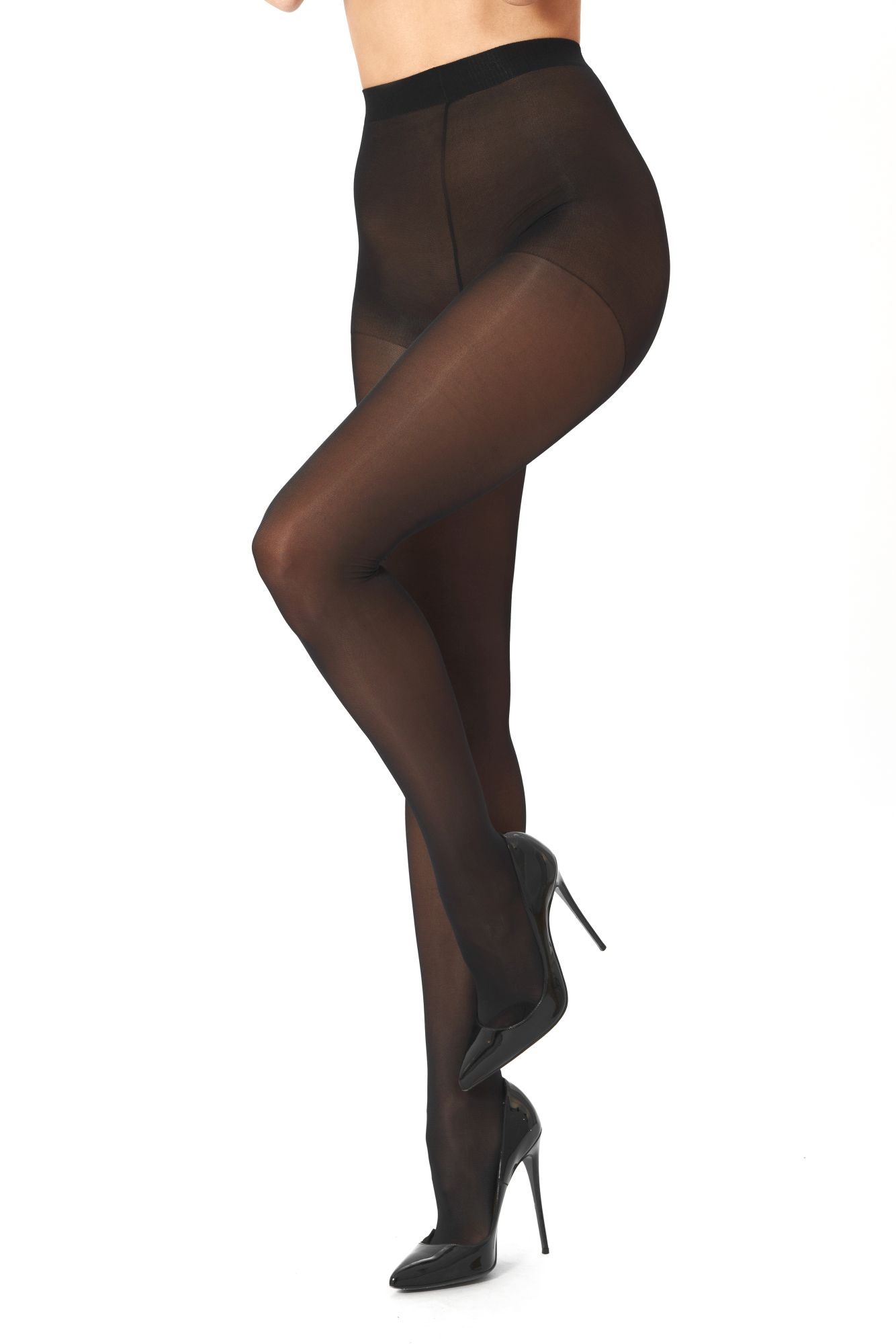 Halbtransparente Strumpfhose
