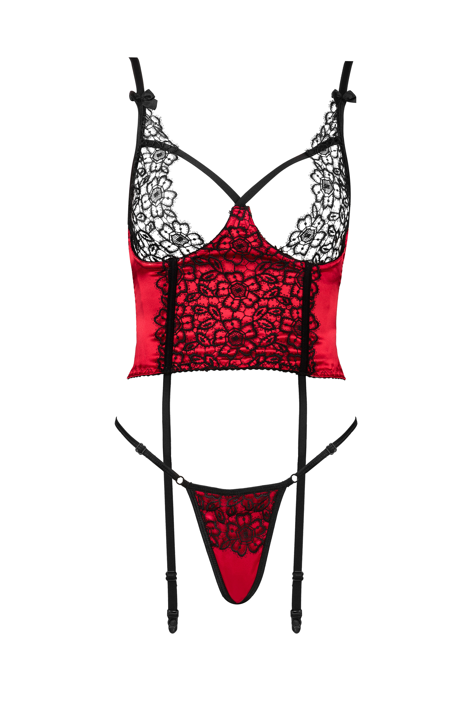 Bustier-Set Olena mit Strapse