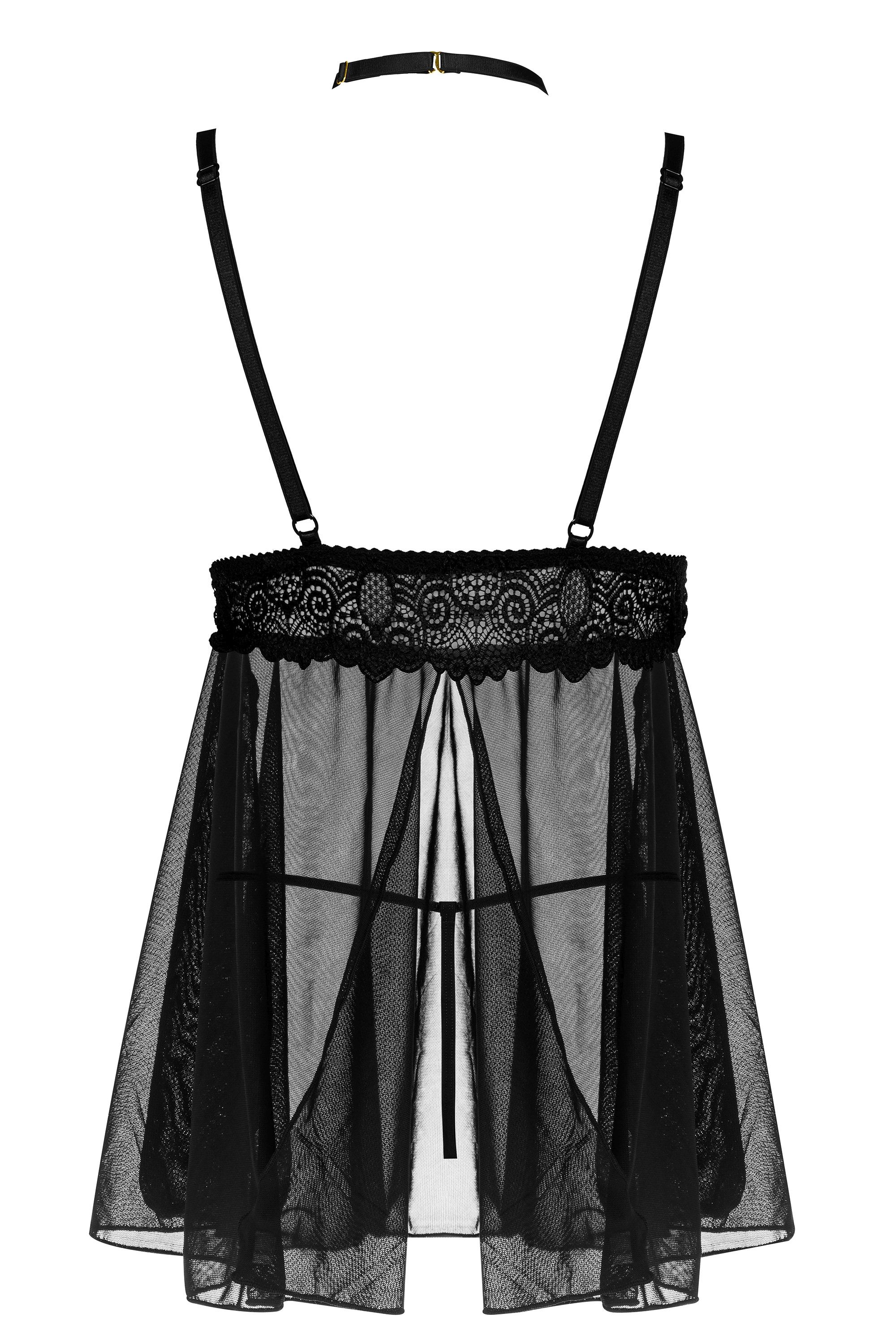 Babydoll Milana mit Choker und String