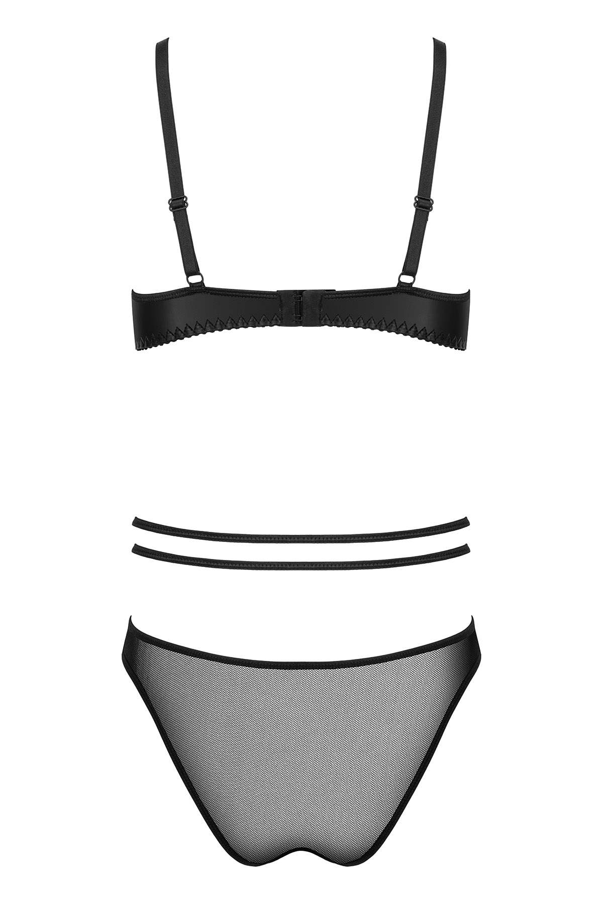 Dessous-Set Casidy mit Schlangenmuster