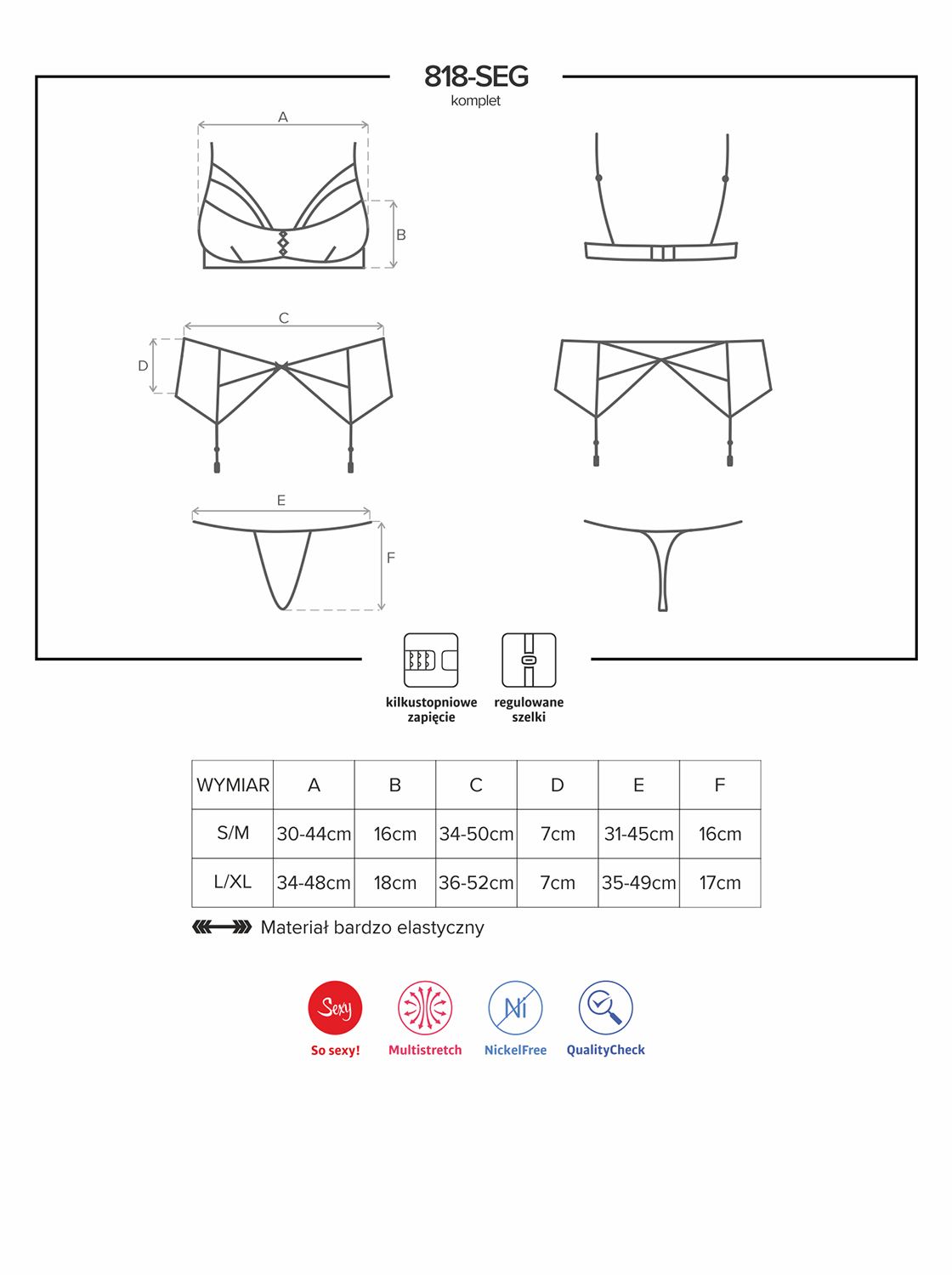 Straps-Set Florine