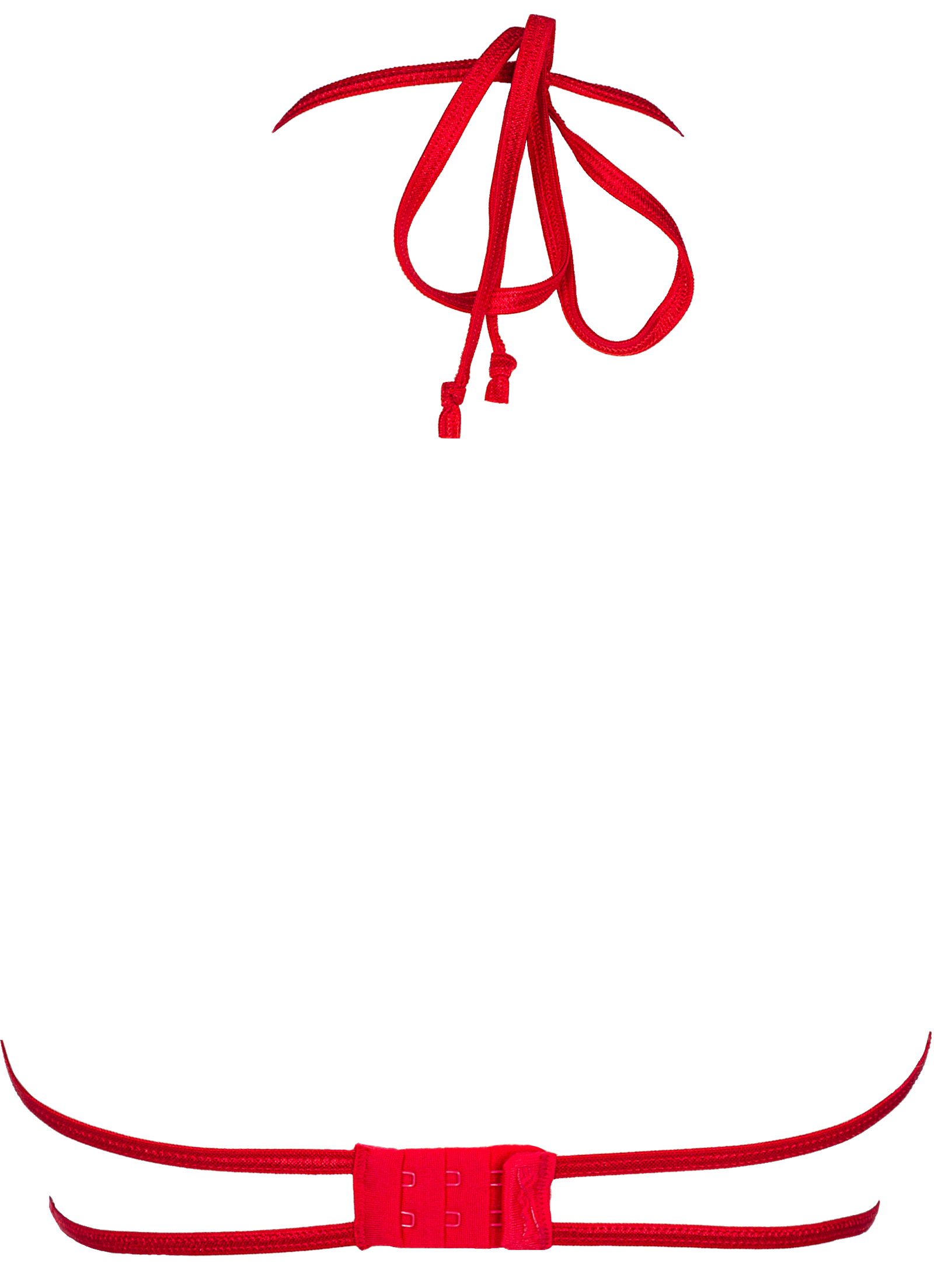 Neckholder-BH in rot