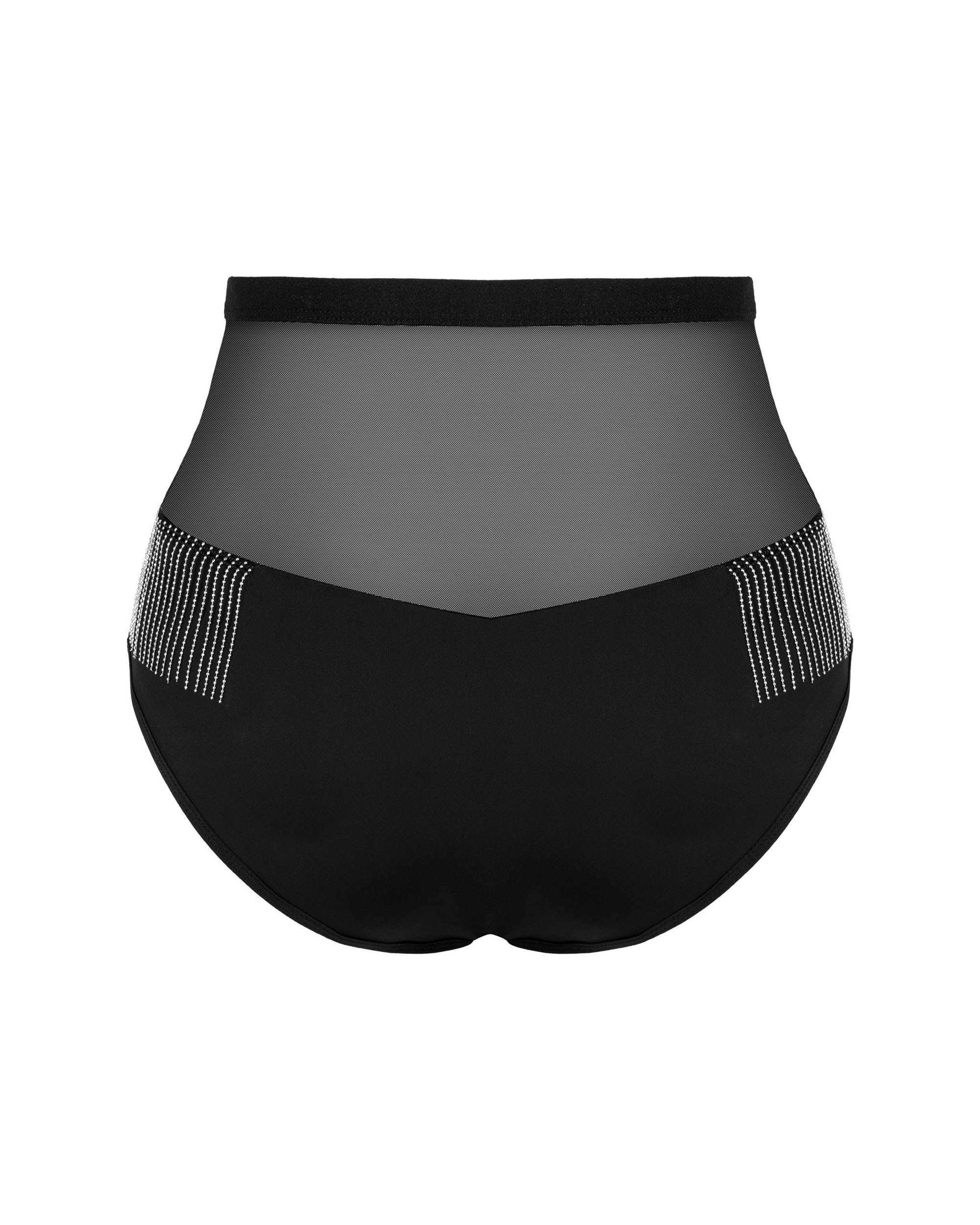 Panty Milladis mit Metallfransen