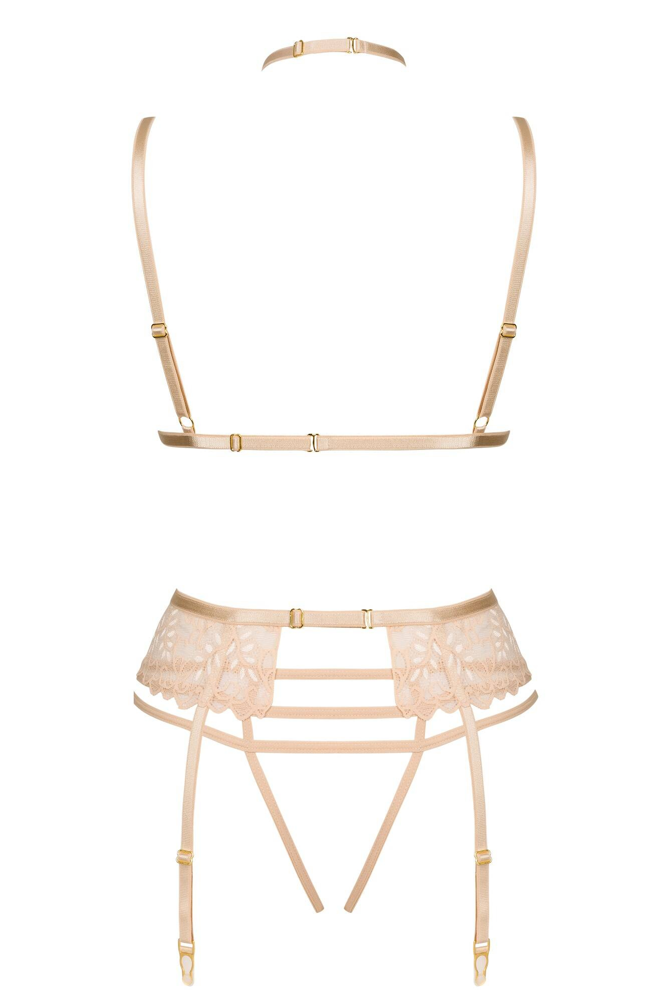 Strapse-Set Noemi in beige