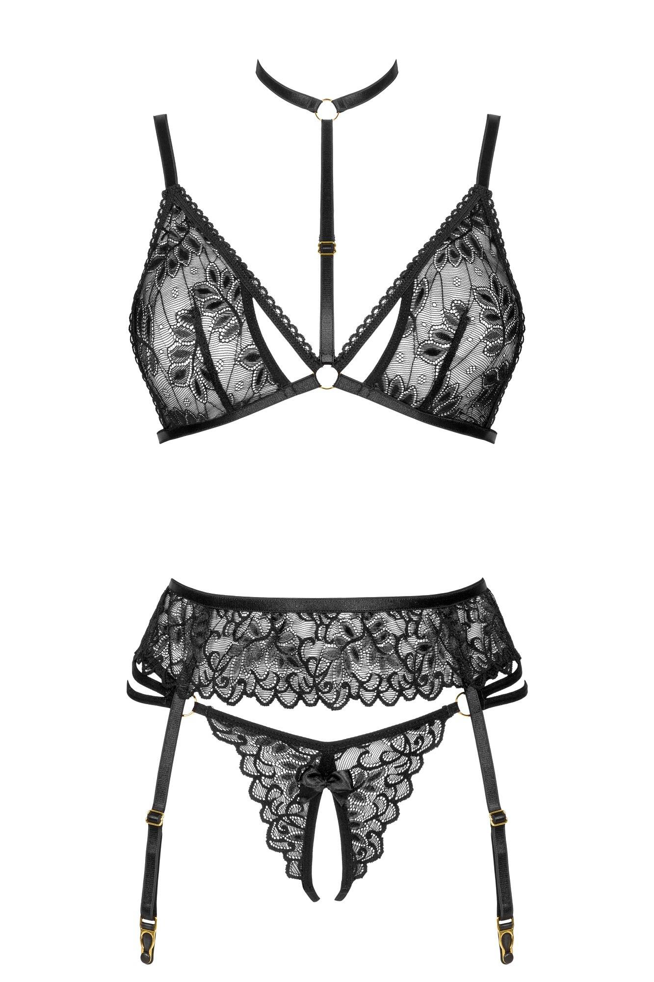 Strapse-Set Noemi schwarz