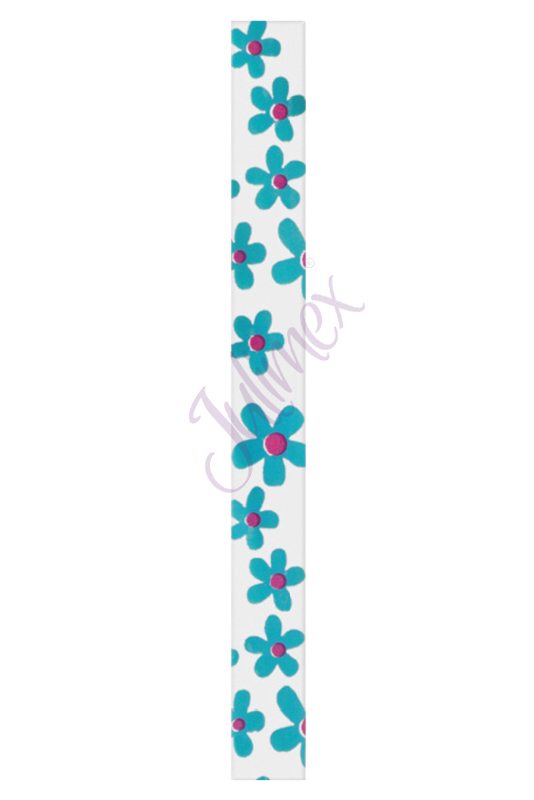 BH-Träger mit blauen Blumen