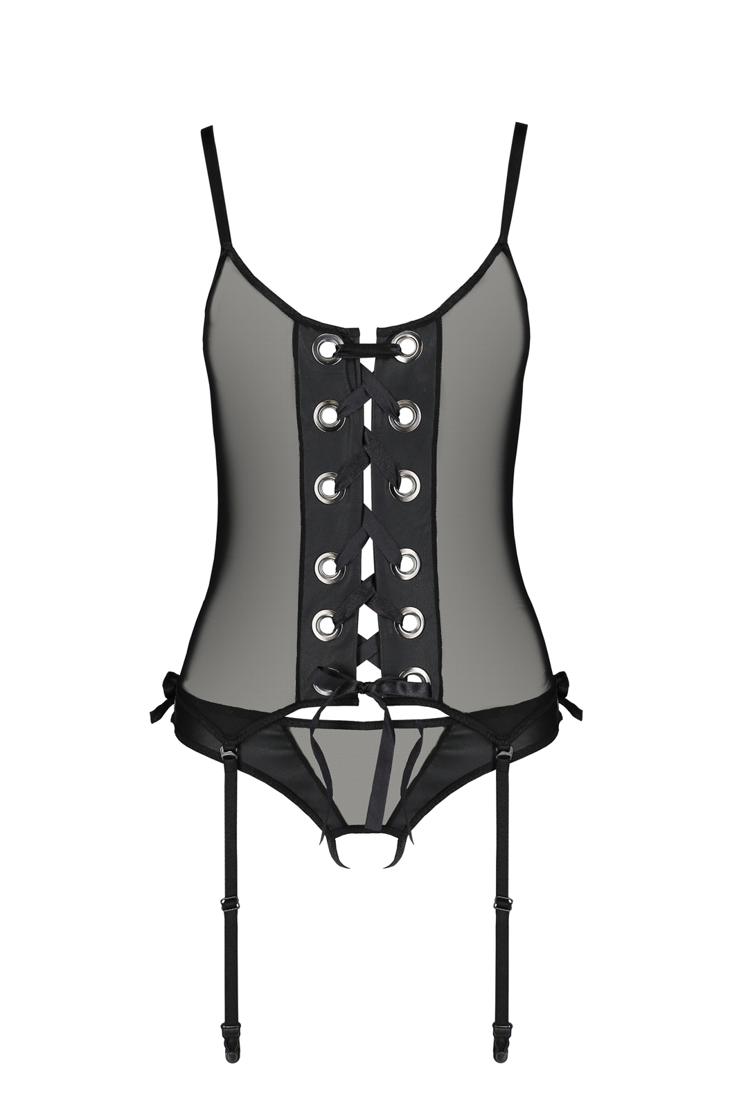Transparente Corsage Nessy