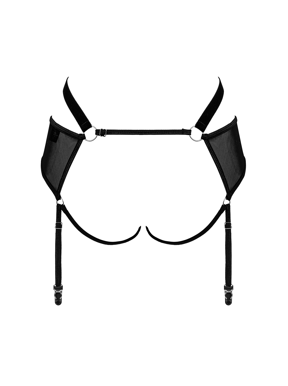Ouvert-Panty Allunes mit Strapse
