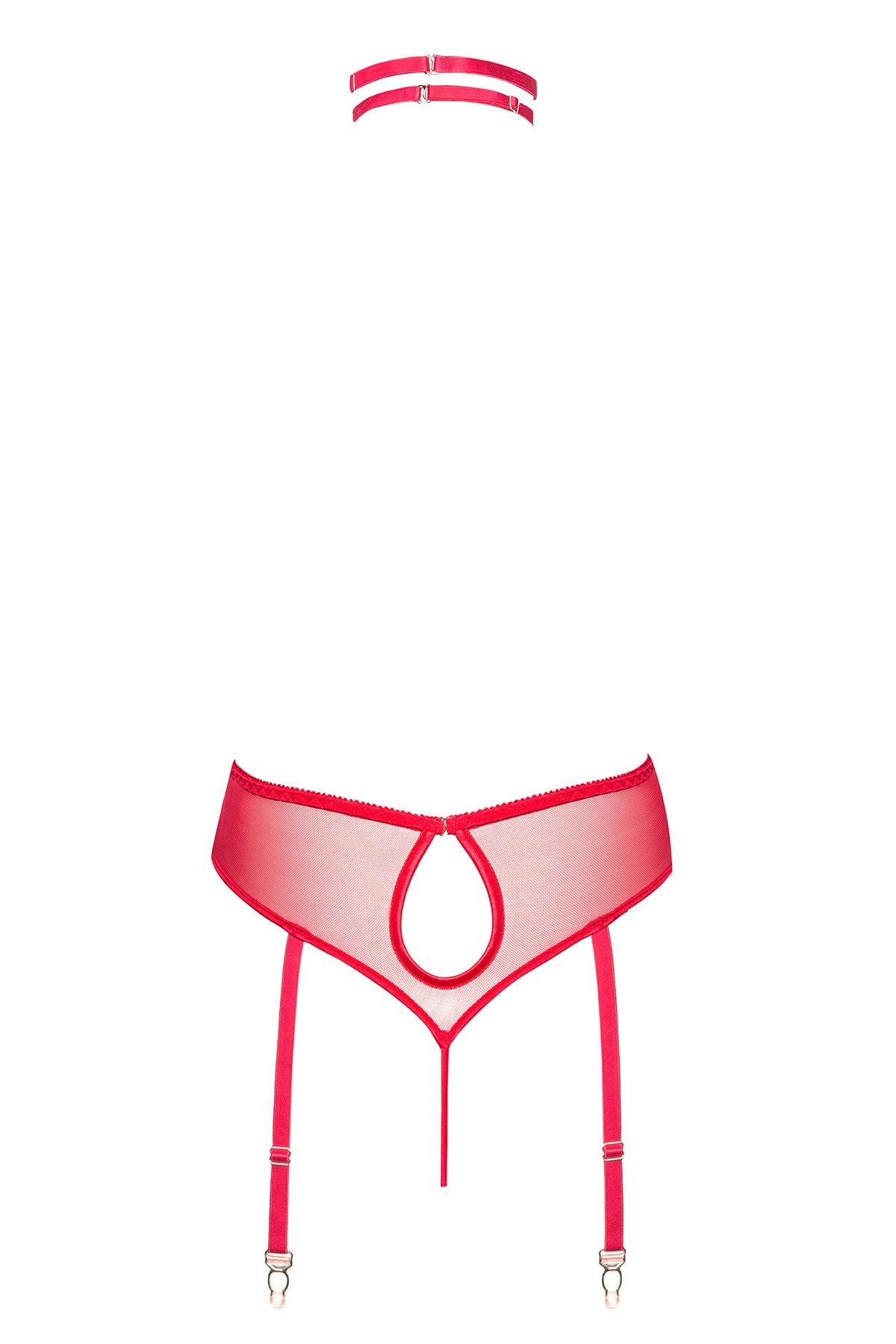 Roter Body Adelaide mit Strapse