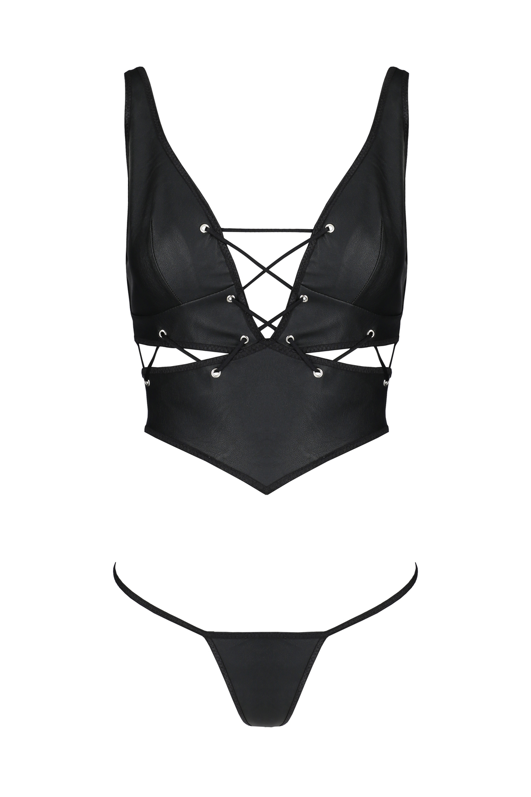 Schnür-Bustier Francesca mit String