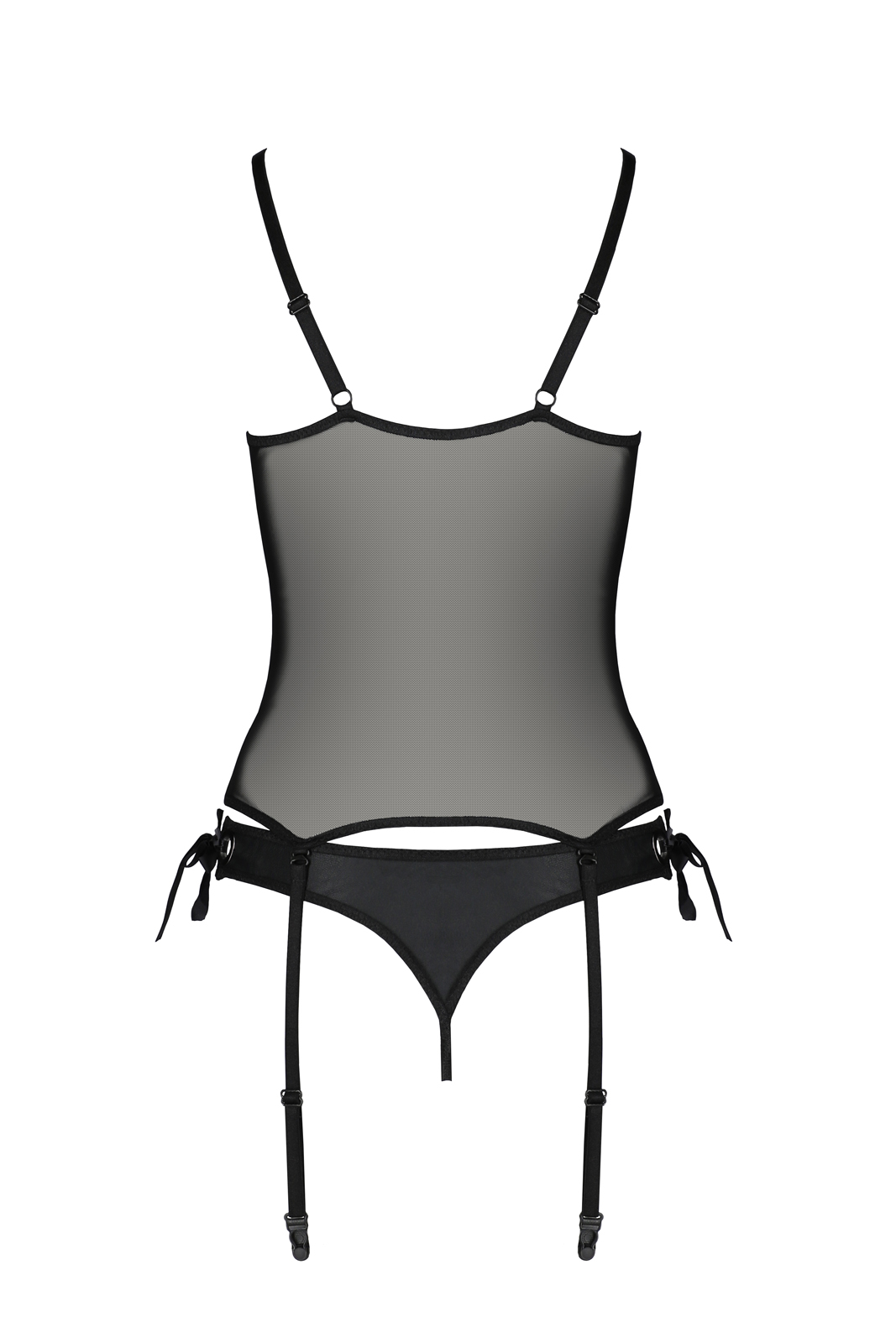 Transparente Corsage Nessy