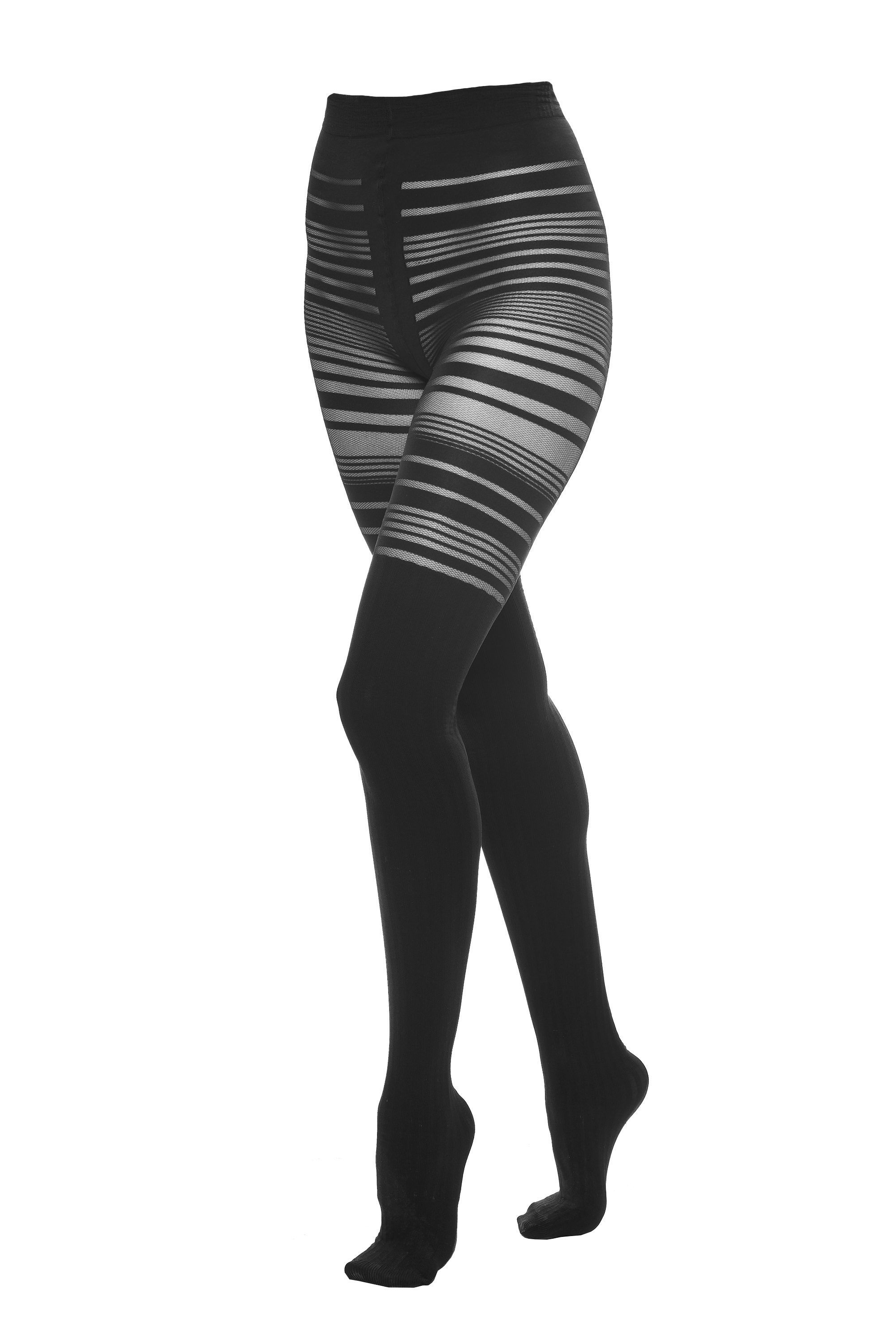 Gestreifte Strumpfhose
