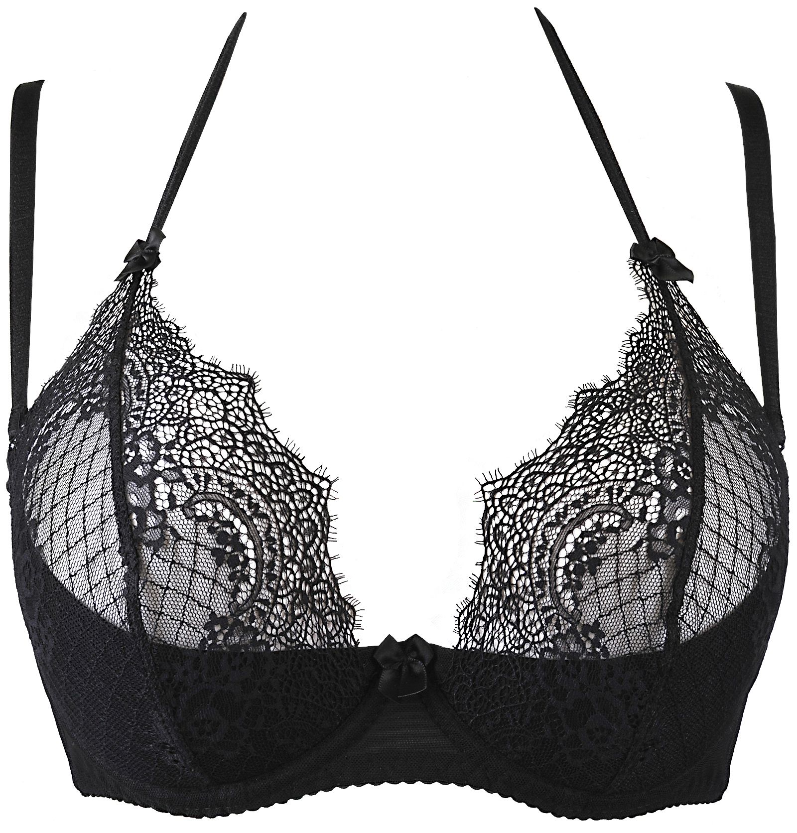 Transparenter Neckholder-BH