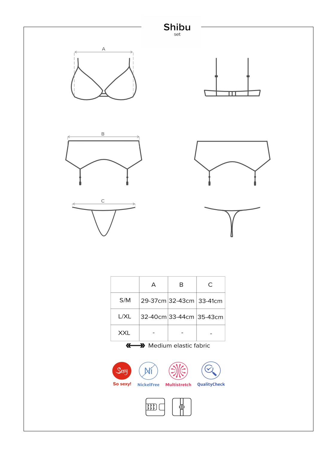 Straps-Set Enora