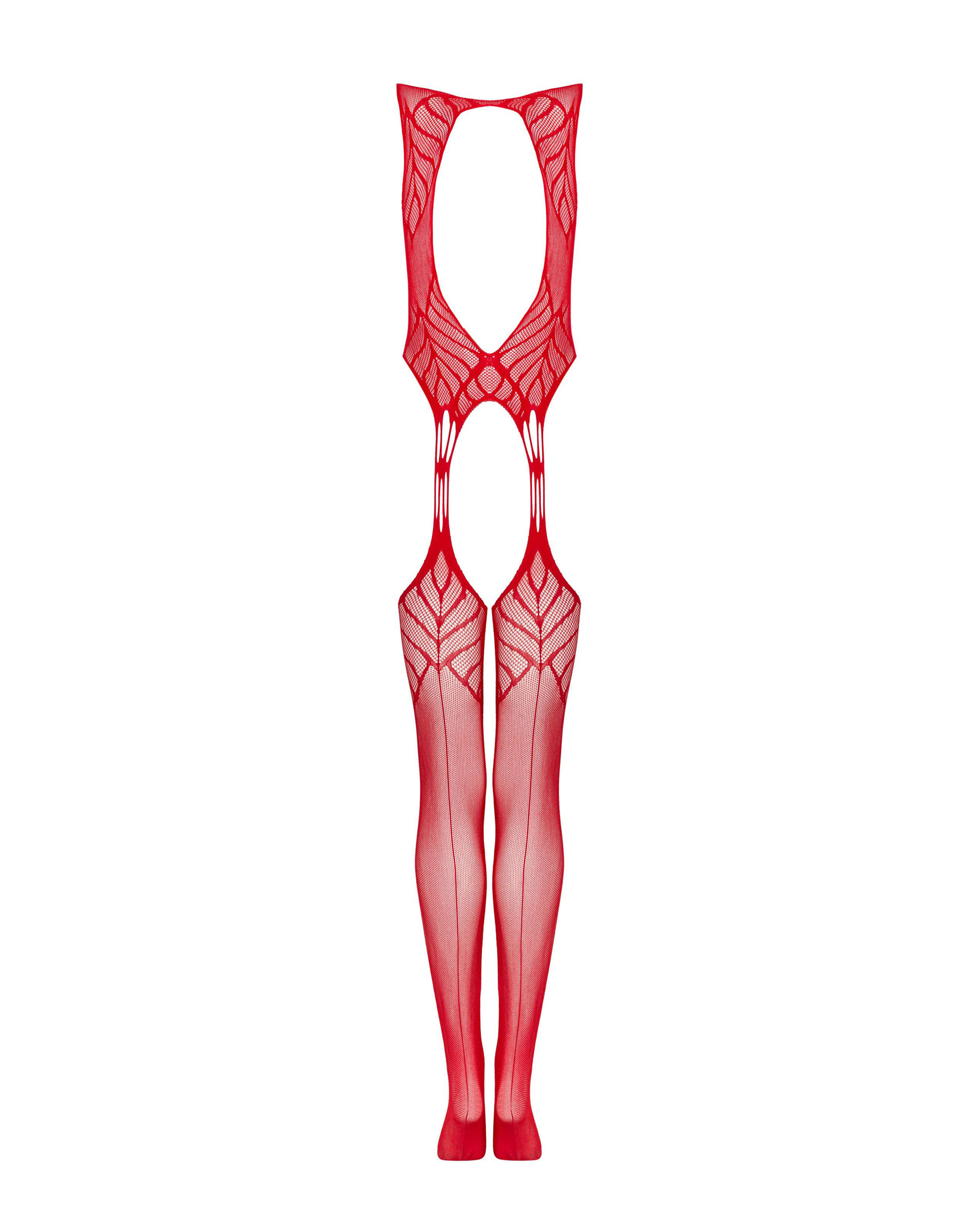 Roter Catsuit ouvert