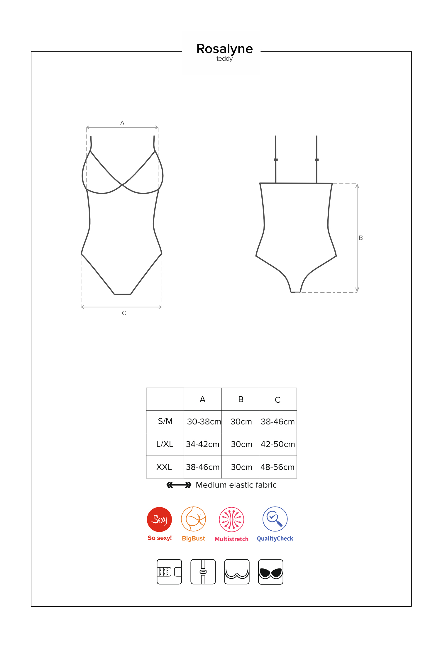 Body Soraja mit Spitze