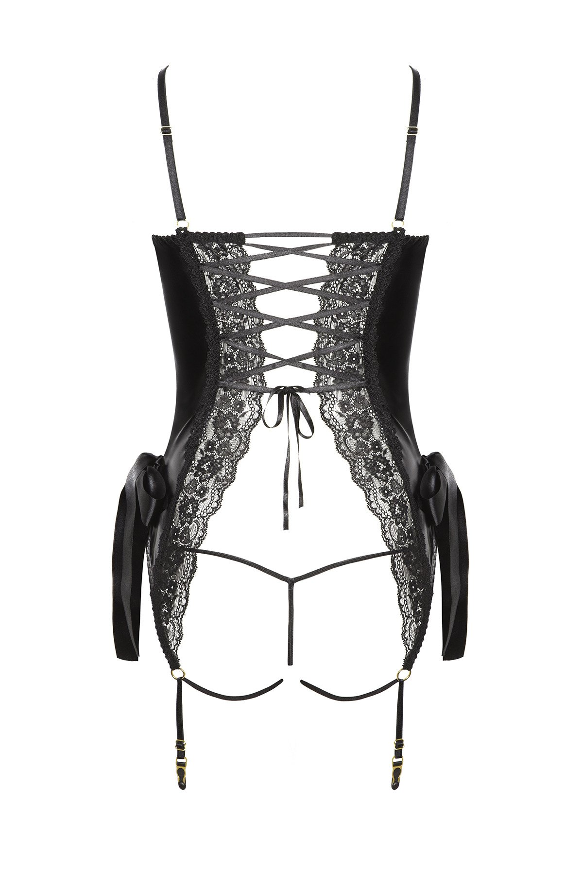 Wetlook-Body Shaquila mit Fesseln