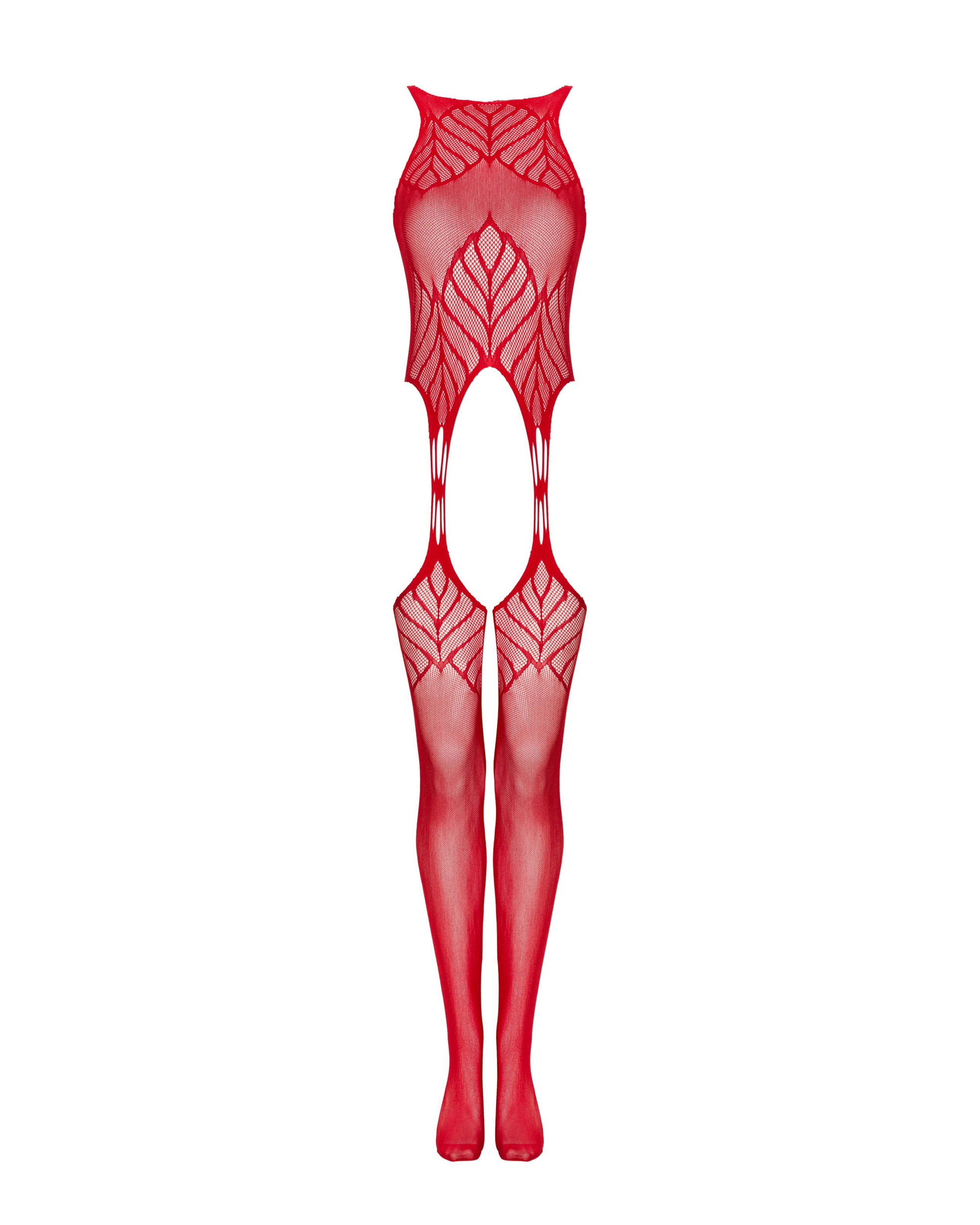 Roter Catsuit ouvert
