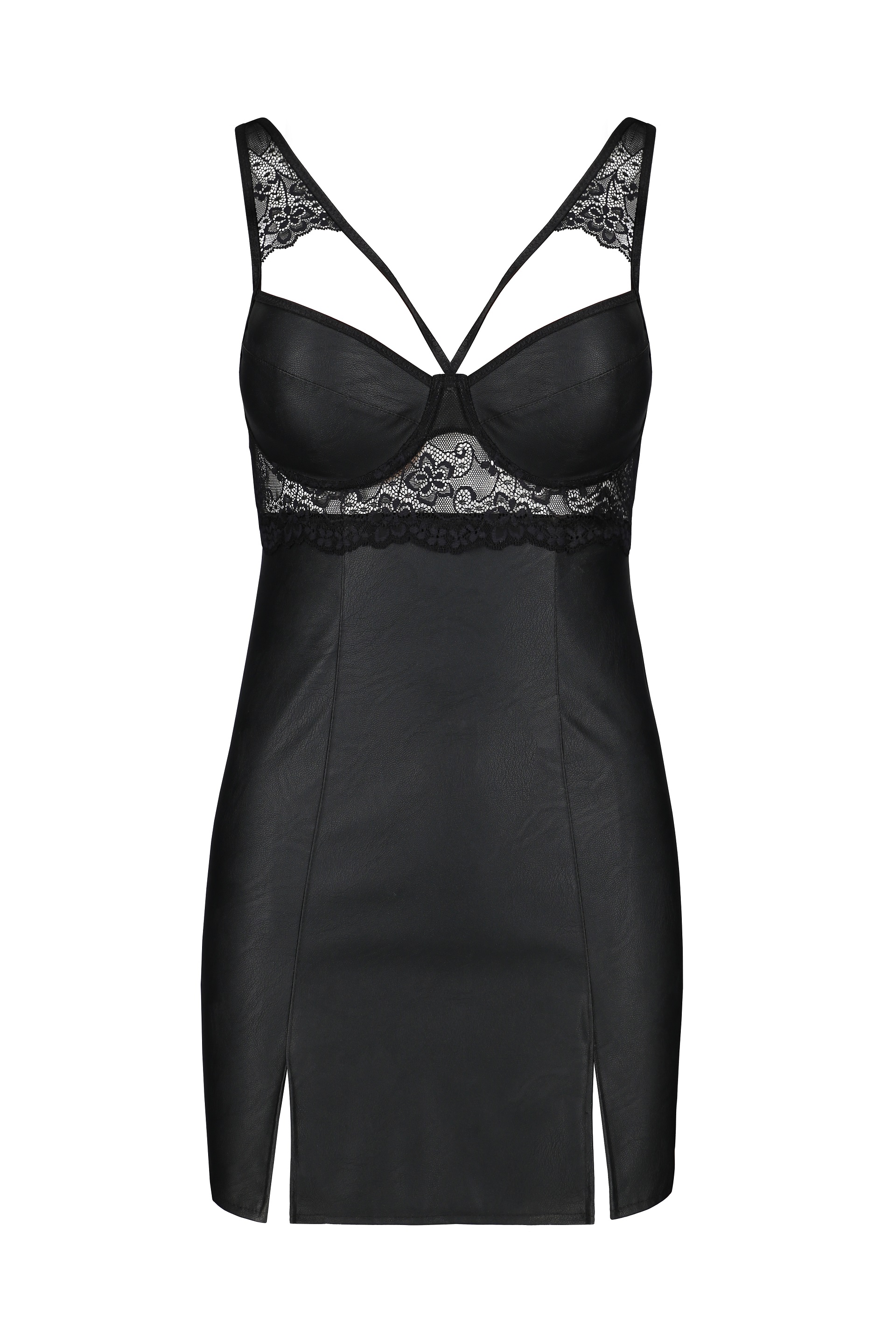 Rückenfreies Minikleid Loona im Wetlook