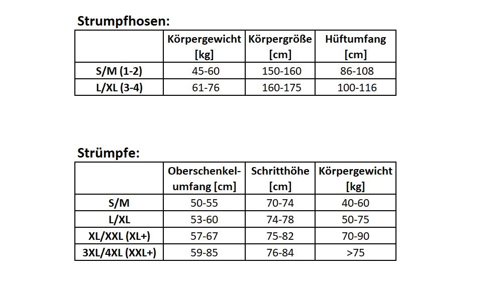 Schwarze halterlose Strümpfe mit Streifen