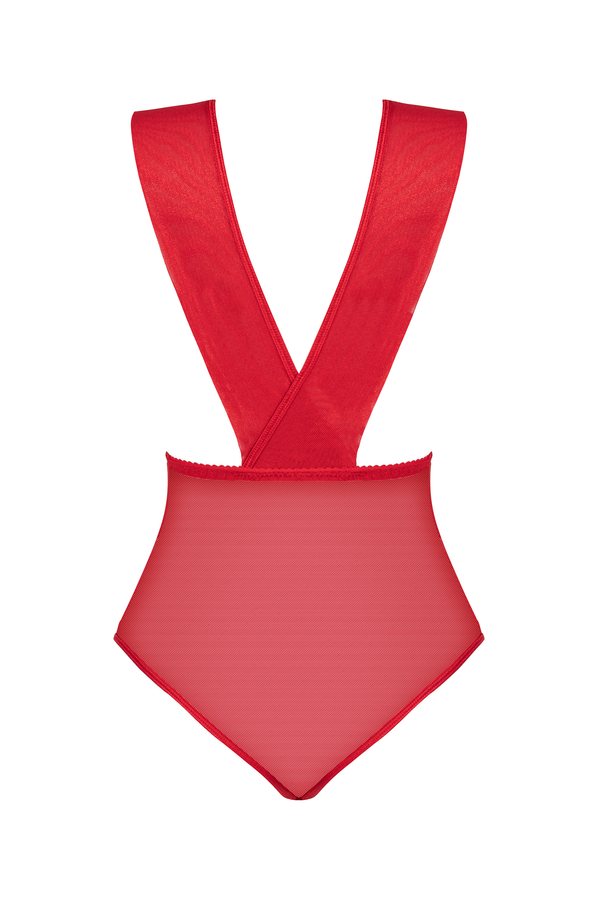 Roter Tüllbody Veronica