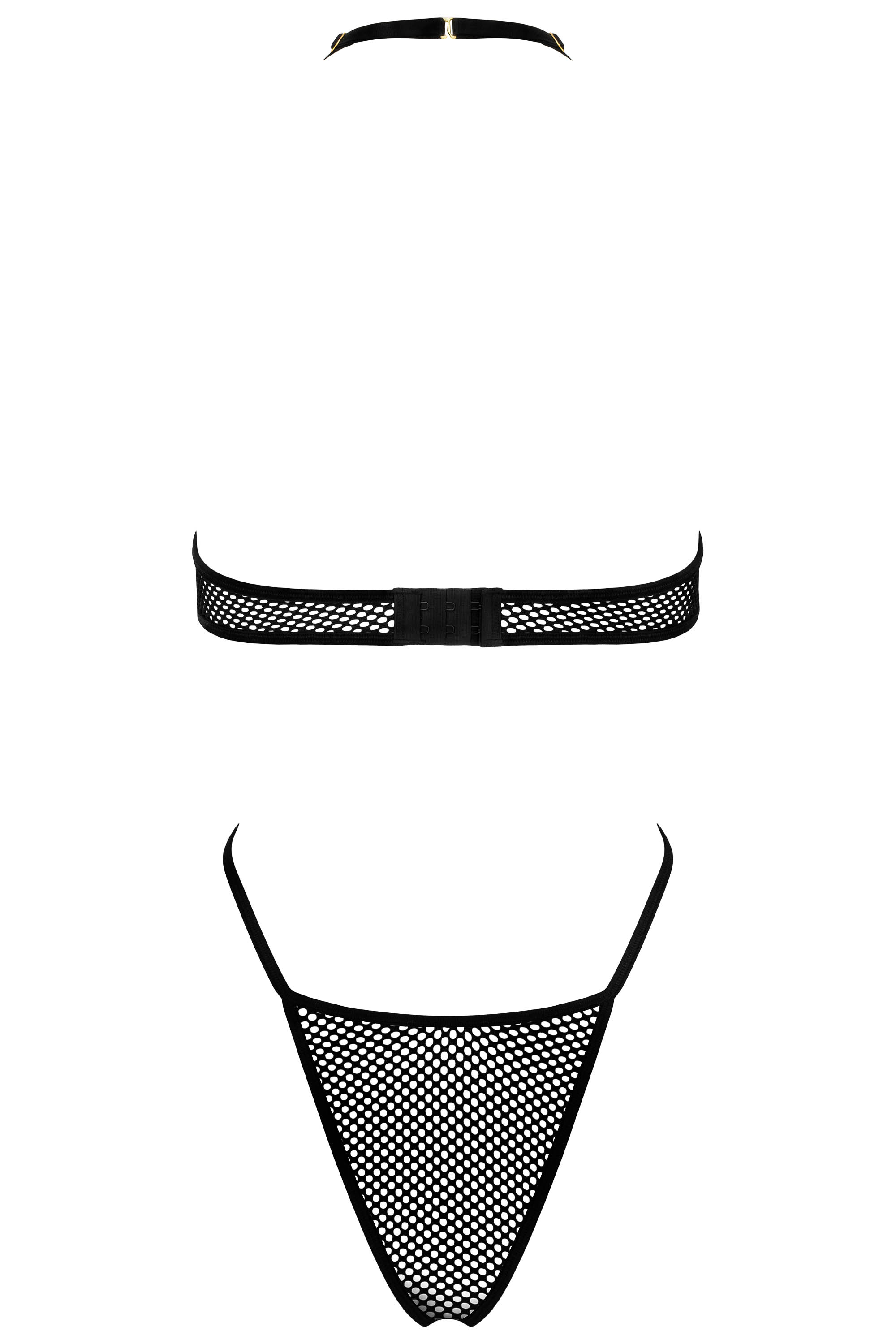 Schwarzer Netzbody