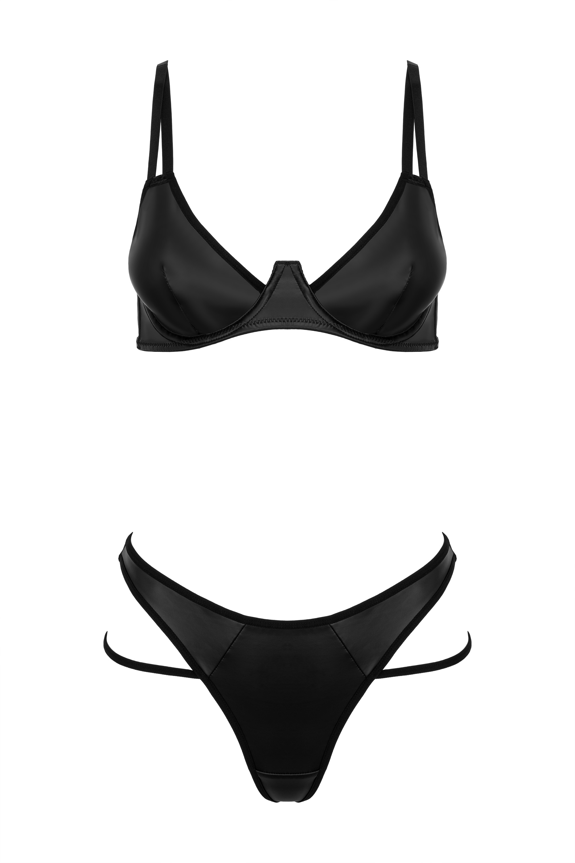 BH-Set Blackelia im Latex-Look