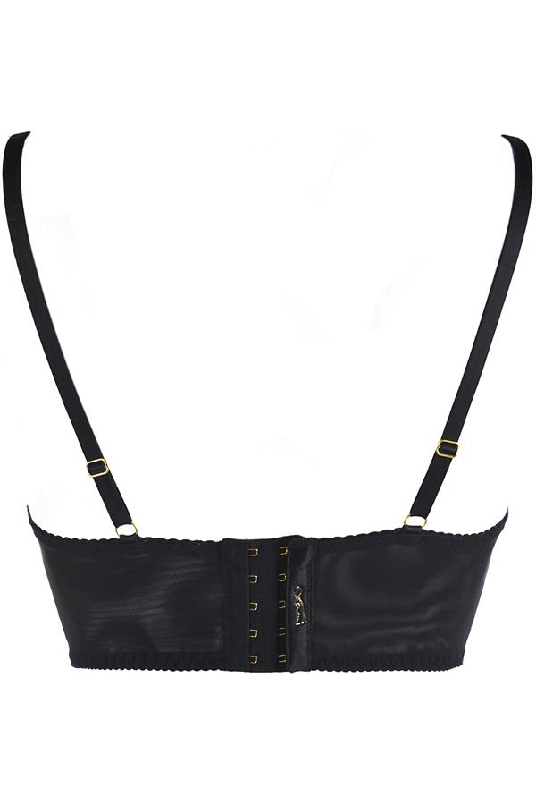 Bügel-Bustier mit Spitze
