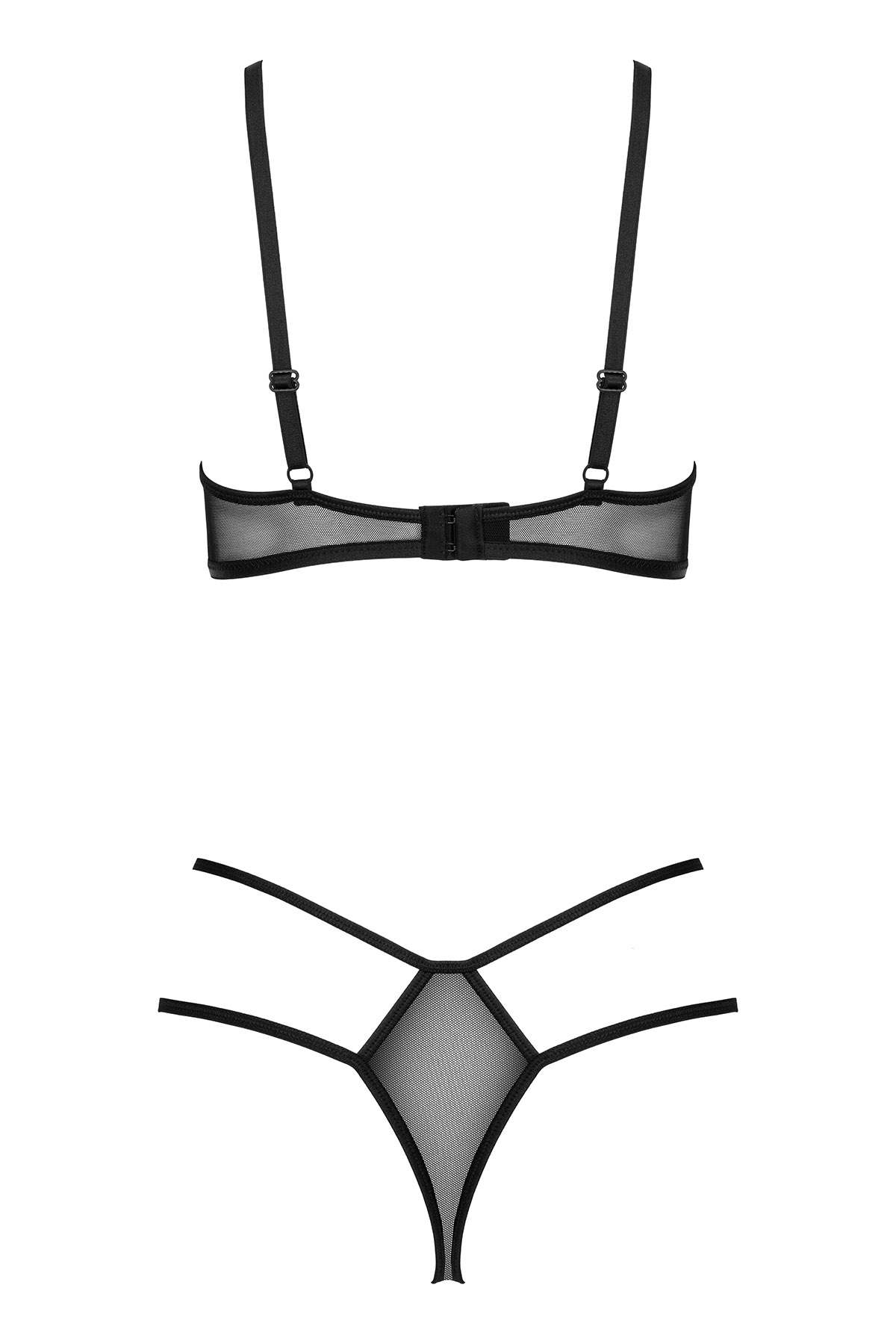 Dessous-Set Sinon in schwarz