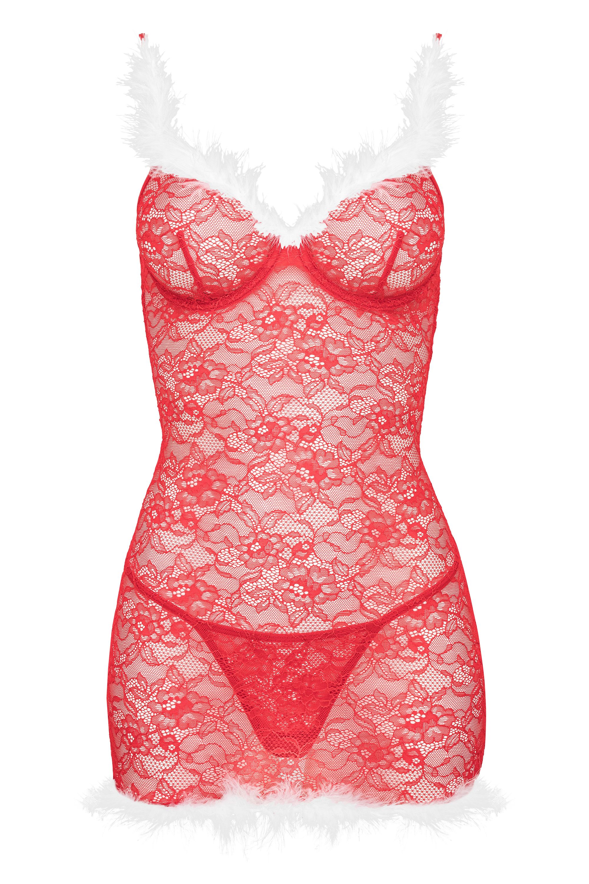 Negligee Kristinella im Weihnachtslook