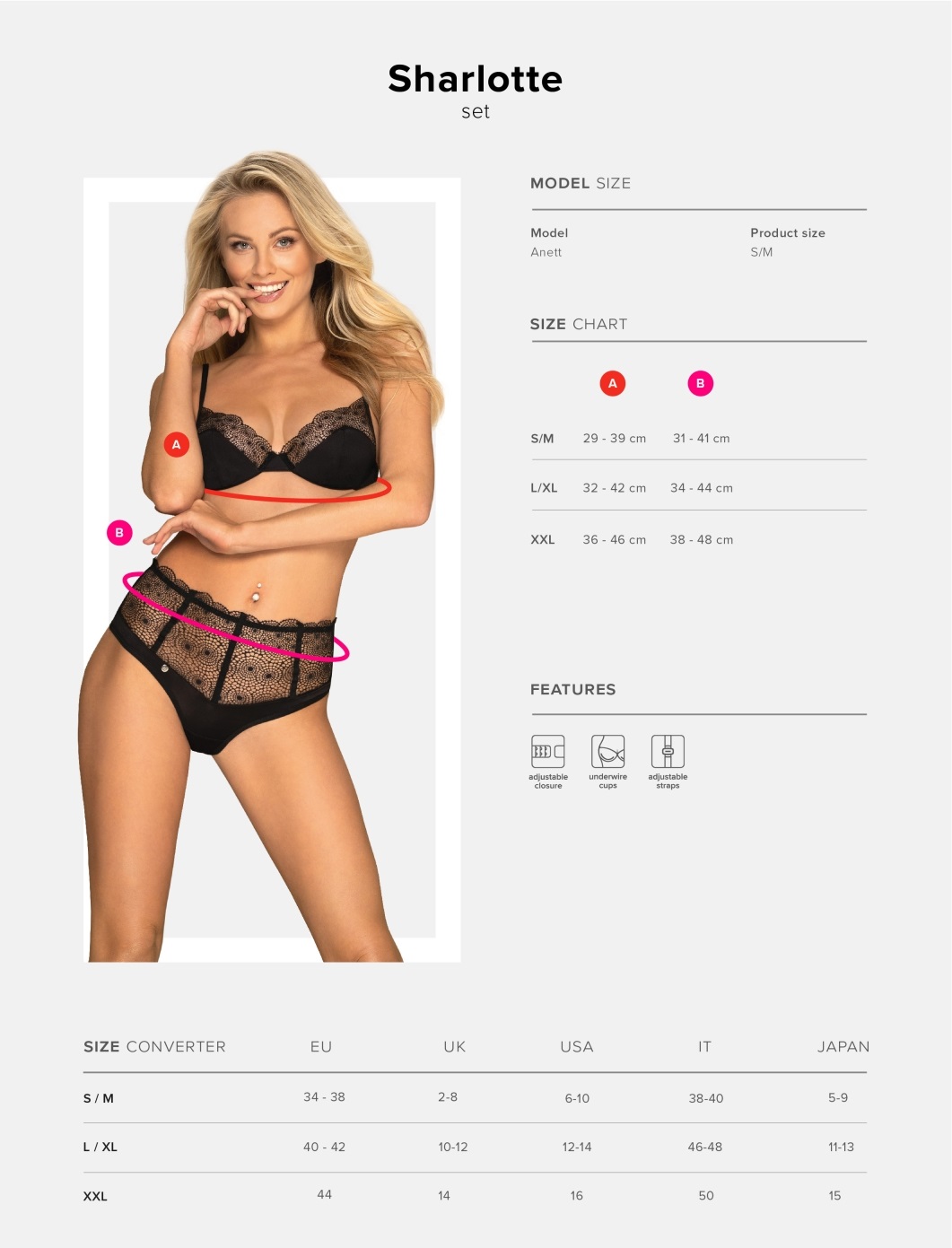 Dessous-Set Sharlotte