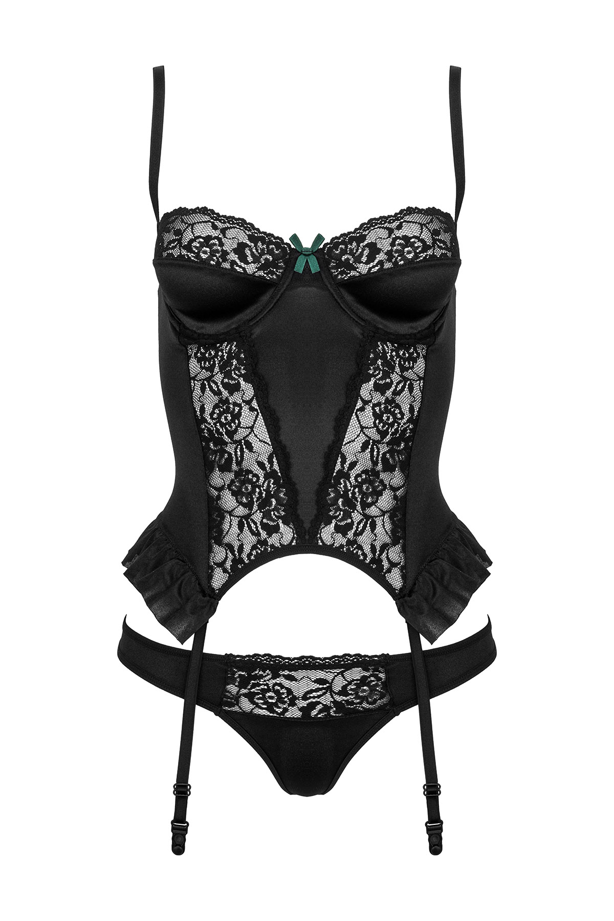 Corsage Lagoon in schwarz