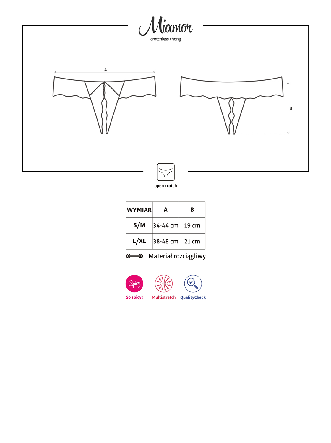Ouvert-String Miamor