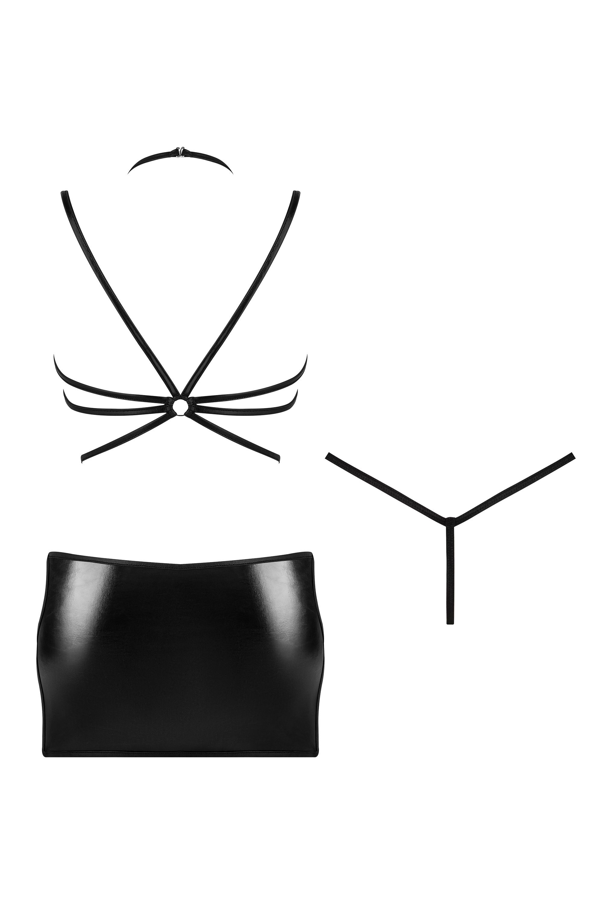 Wetlook-Minikleid Eclipse