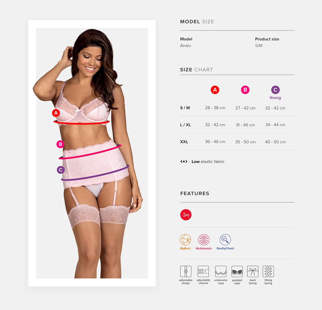 Rosa Straps-Set Liane