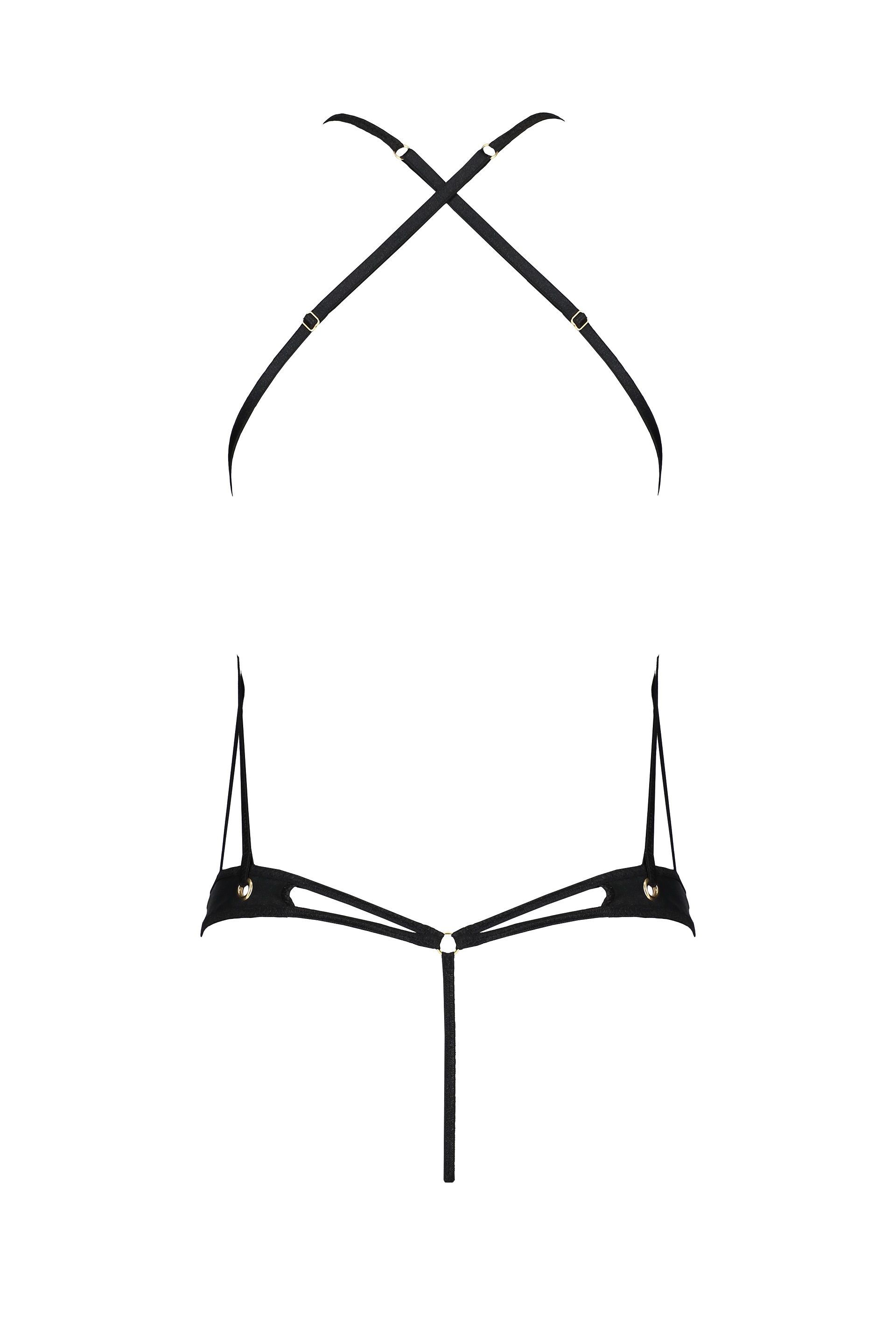 Ouvert-Body Tasmina aus Kunstleder