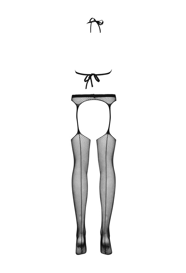 Netz-Catsuit rückenfrei