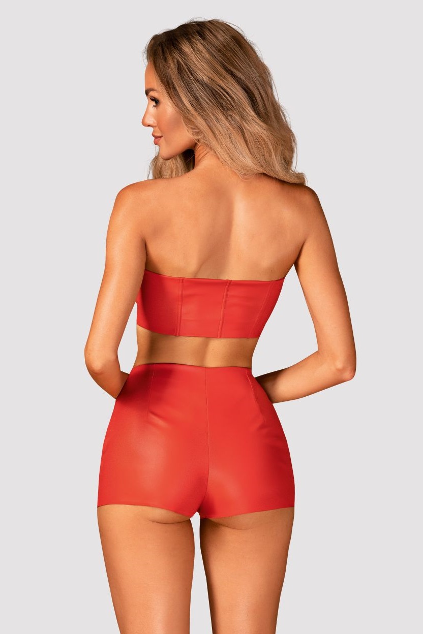 Wetlook-Top Hermeza in rot