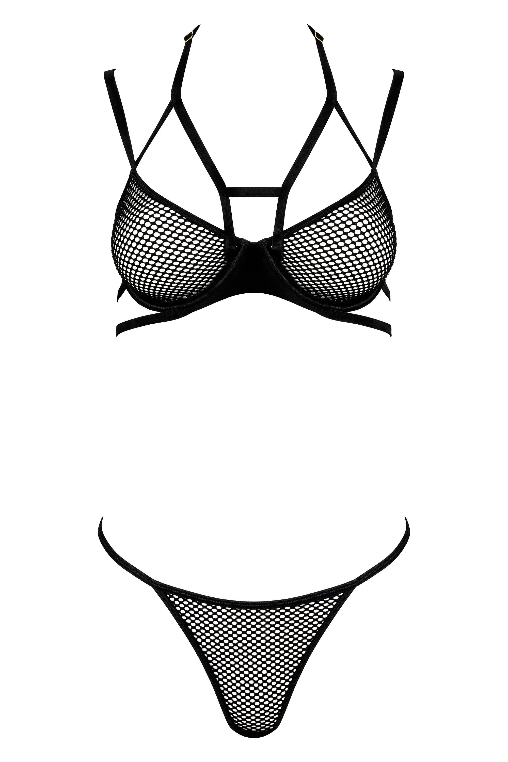 Reizwäsche-Set aus Netz