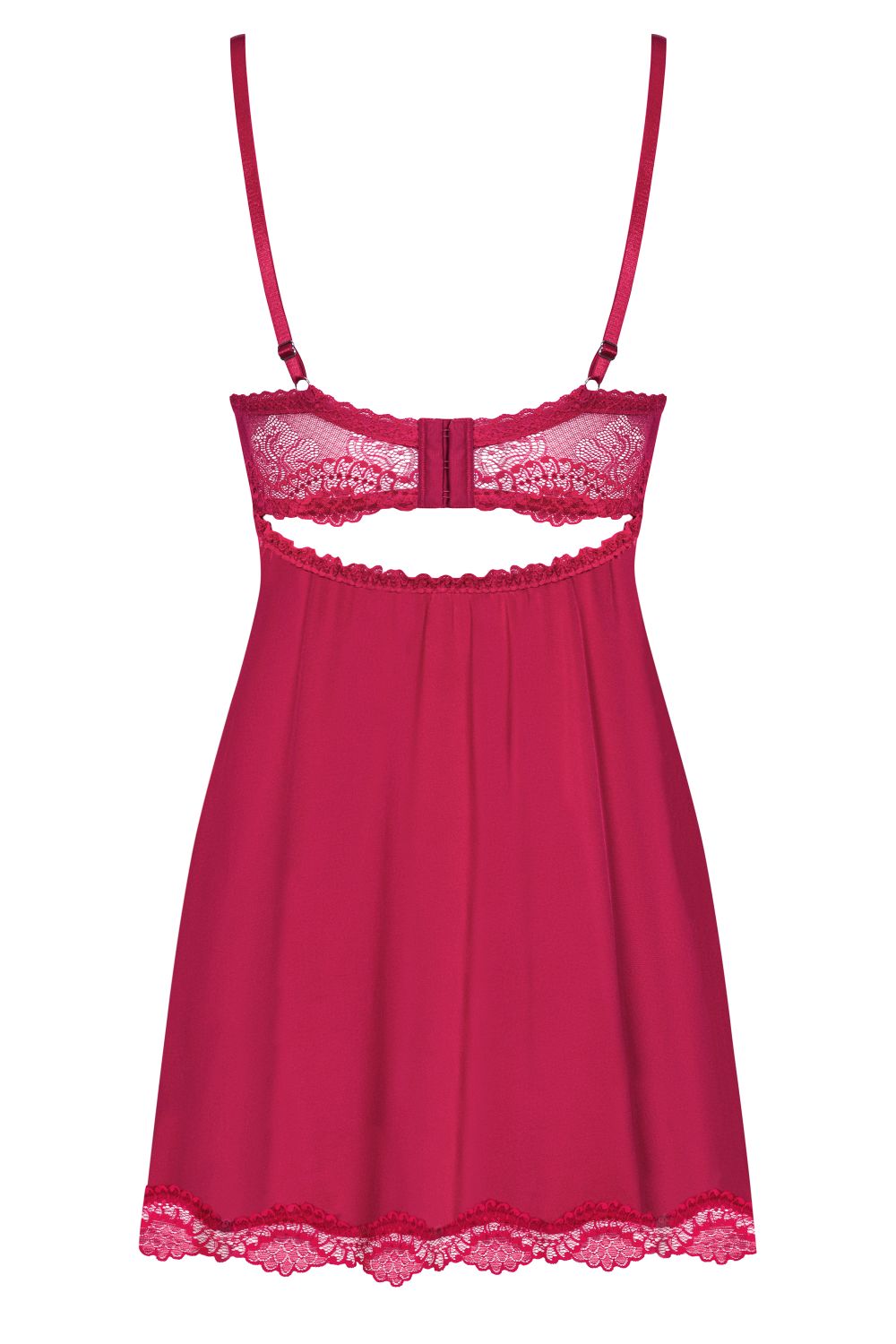Weinrotes Babydoll Soraja