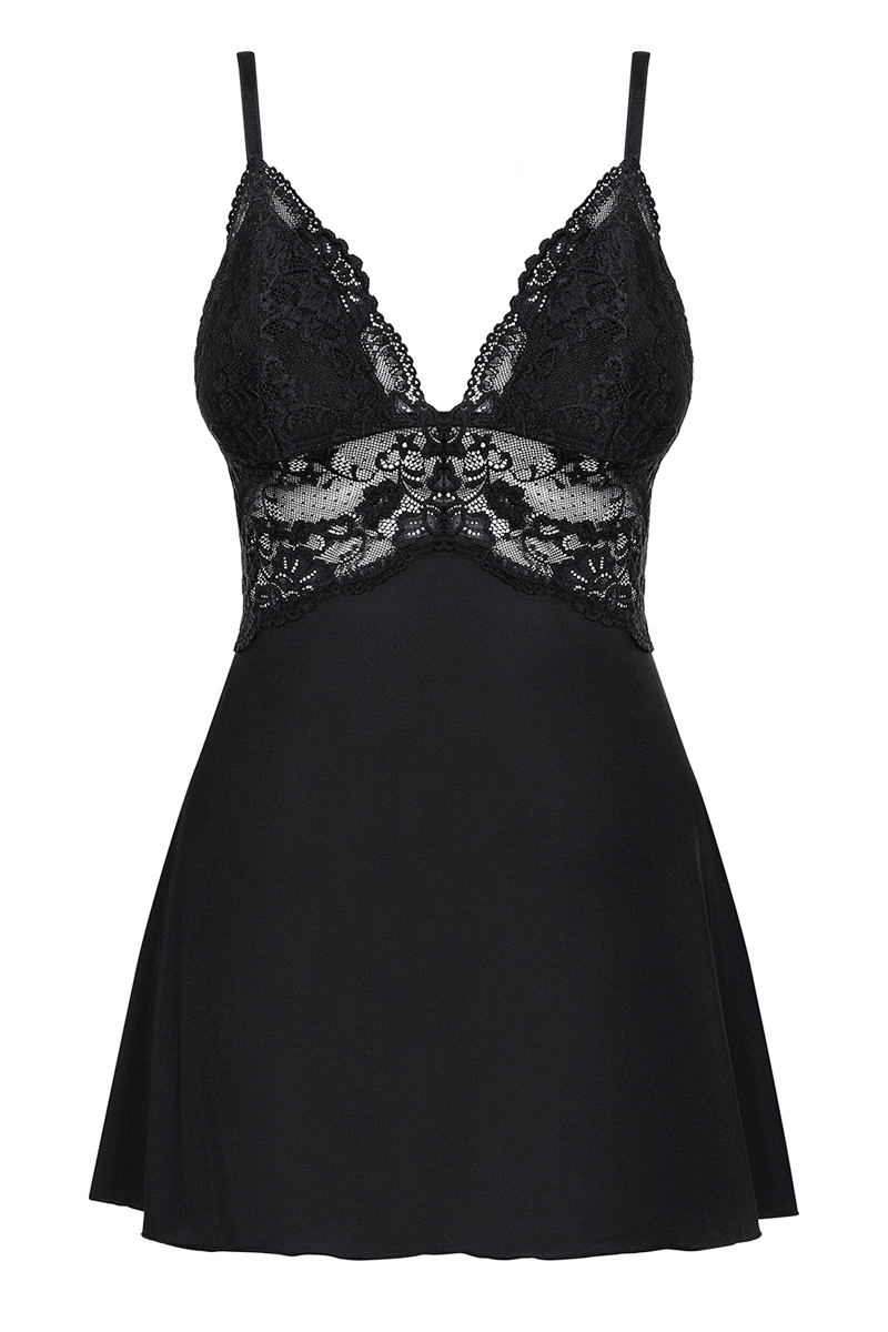 Babydoll Lilou schwarz