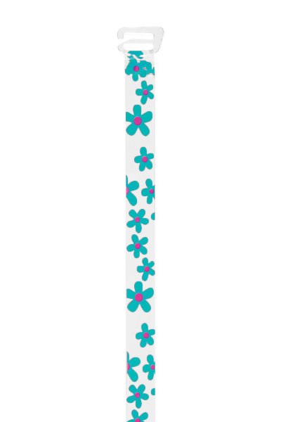 BH-Träger mit blauen Blumen