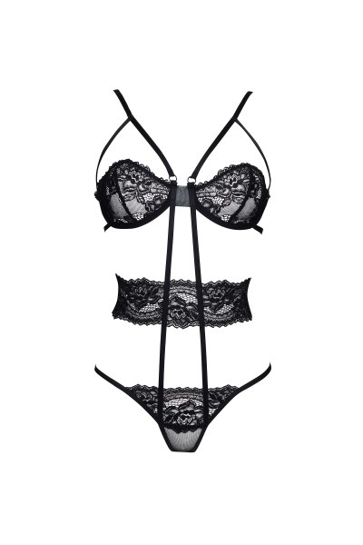 Dessous-Set Noele mit Hüftgürtel